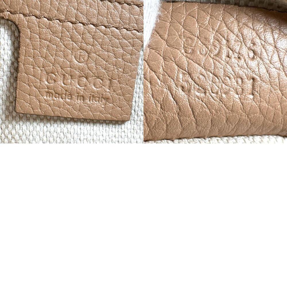 GUCCI Cream Leather Shoulder Bag - Picture 5 of 5